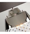 Lampe de table Lena Verre non teinté fumée / ombre d'ardoise 74 Cm