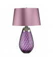 Lampe de table Lena Verre teinté de prune / nuance de bruyère 74 Cm