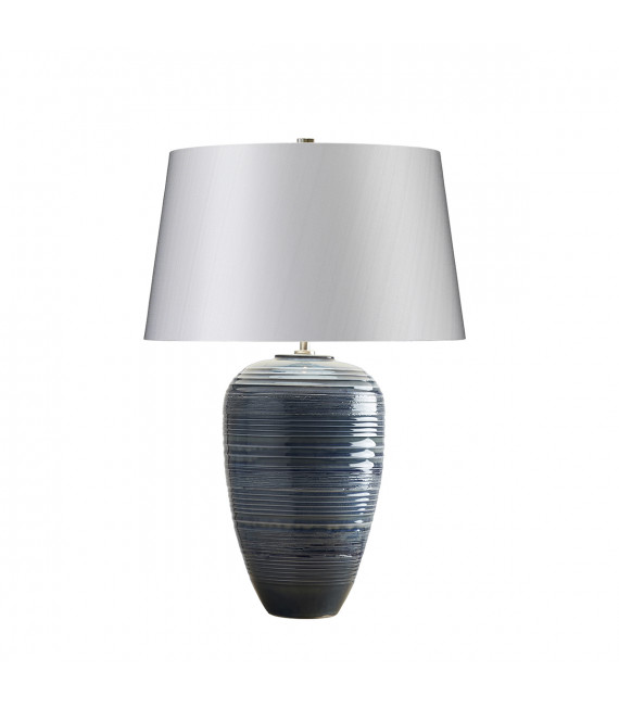 Lampe de table Poseidon Glaçure bleue 63 Cm
