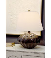 Lampe de table Rib Pumpkin Marron et noir 63 Cm