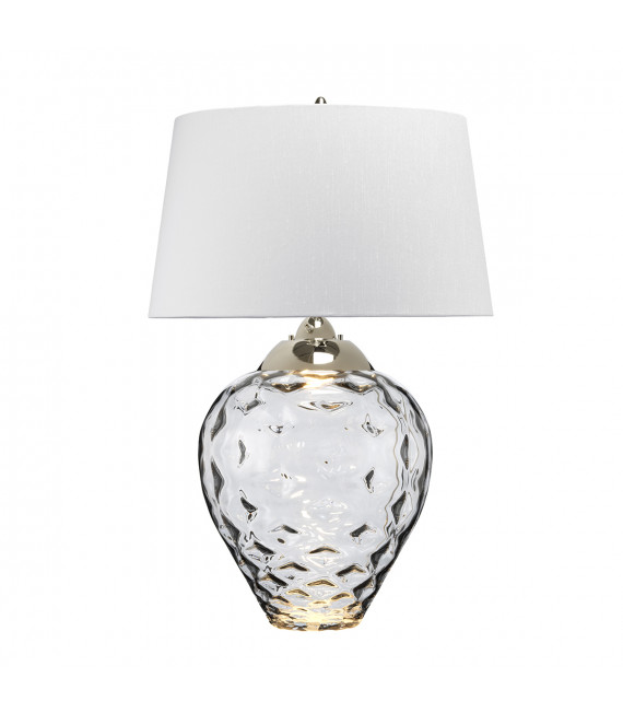 Lampe de table Samara Verre teinté de fumée 51 Cm