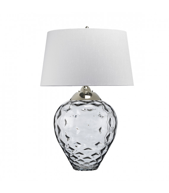 Lampe de table Samara Verre teinté de fumée 51 Cm