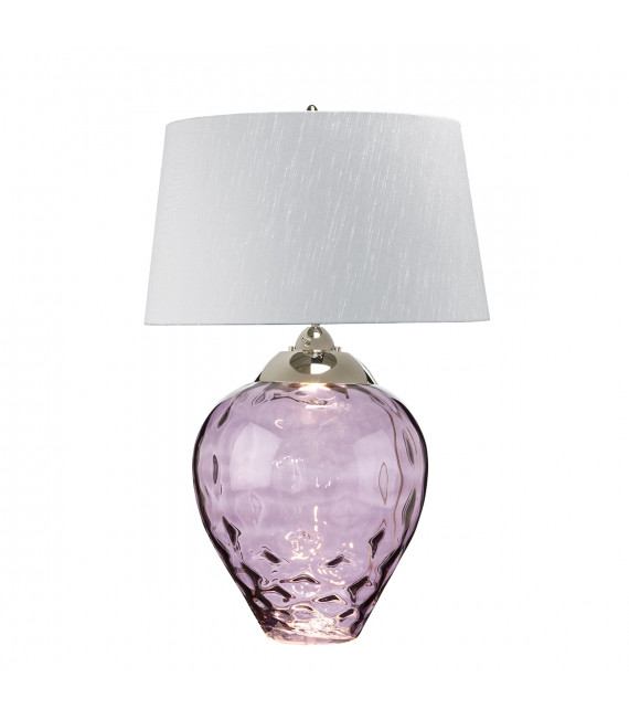 Lampe de table Samara Verre teinté de prune 51 Cm