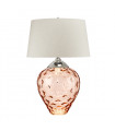 Lampe de table Samara Verre teinté saumon 51 Cm