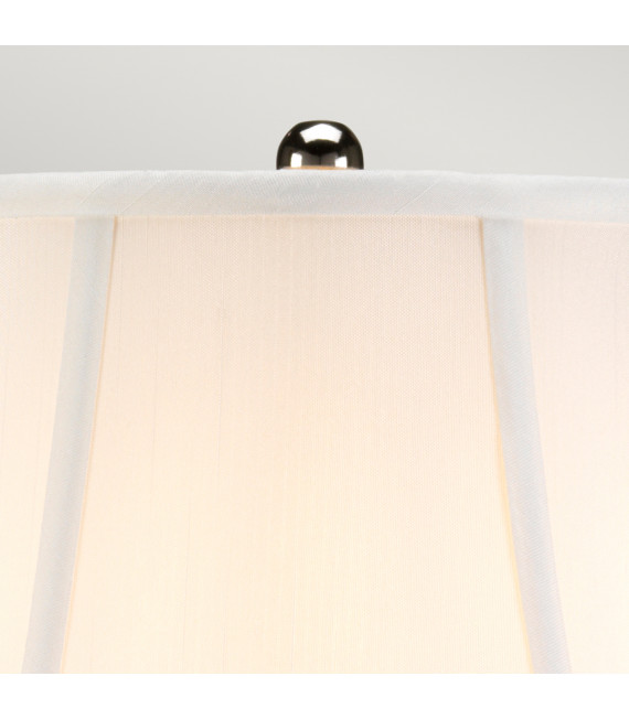 Lampe de table Silverthistle Blanc / argent
