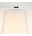 Lampe de table Silverthistle Blanc / argent