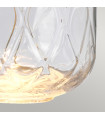 Lampe de table Sola Nickel poli en métal - Verrerie Clear 41 Cm