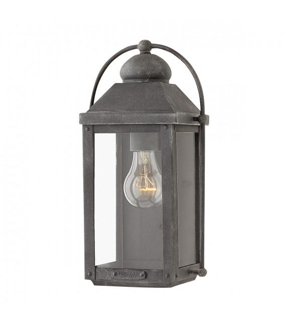 Lanterne murale Anchorage Zinc vieilli