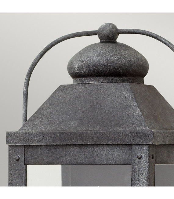 Lanterne murale Anchorage Zinc vieilli