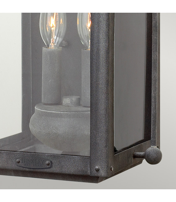 Lanterne murale Anchorage Zinc vieilli