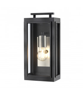 Lanterne murale Sutcliffe Nickel zinc / antique vieilli