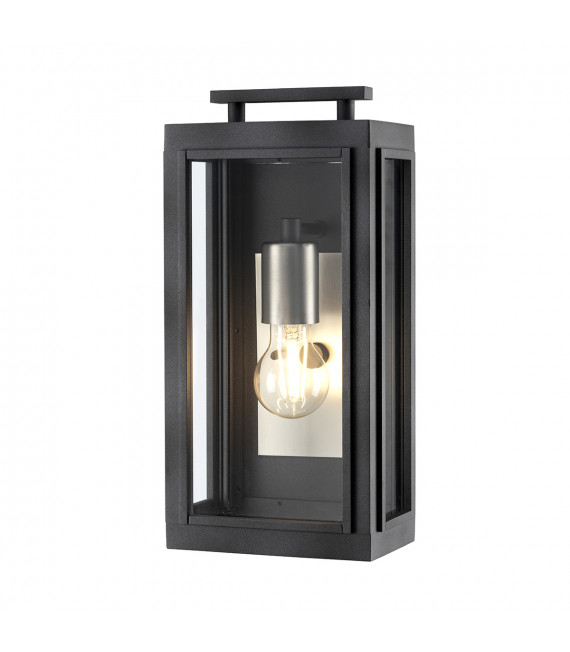 Lanterne murale Sutcliffe Nickel zinc / antique vieilli