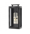Lanterne murale Sutcliffe Nickel zinc / antique vieilli