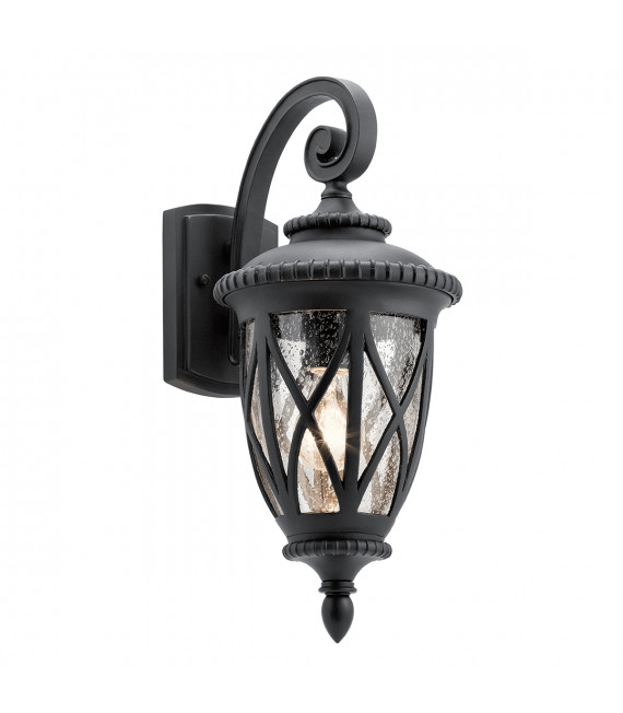 Lanterne murale de jardin Admirals Cove Noir texturé 47