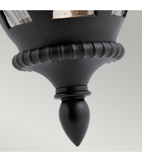 Lanterne murale de jardin Admirals Cove Noir texturé 59,5 Cm