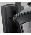 Lanterne murale de jardin Admirals Cove Noir texturé 59,5 Cm
