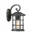 Lanterne murale de jardin Crusade Terre noir 36