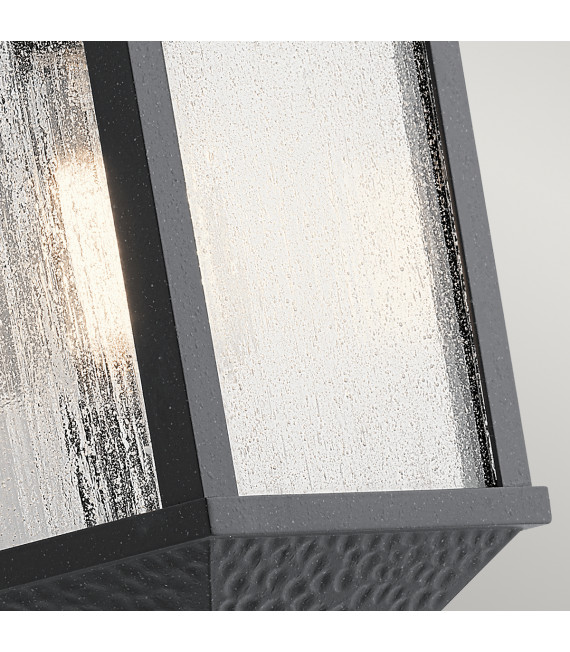 Lanterne murale de jardin Springfield Noir en détresse 34,3 Cm