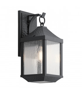 Lanterne murale de jardin Springfield Noir en détresse 45 Cm