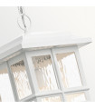 Lanterne suspendue de jardin Beacon Square blanc 29,9 Cm