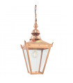 Lanterne suspendue de jardin Chelsea cuivre 95 Cm