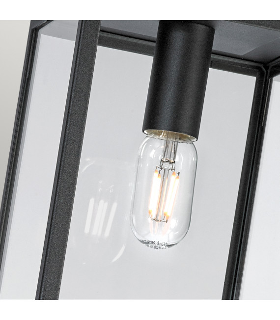 Lanterne suspendue de jardin Lofoten Noir 30 Cm