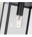 Lanterne suspendue de jardin Lofoten Noir 30 Cm