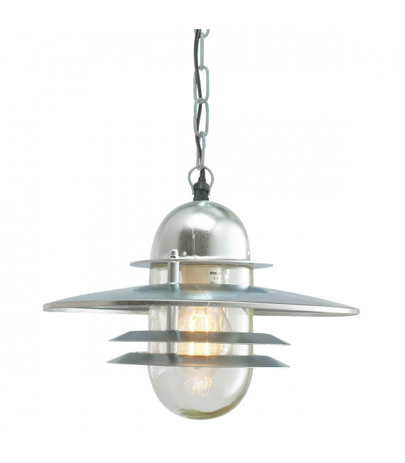 Lanterne suspendue de jardin Oslo Galvanisé 25 Cm