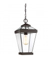 Lanterne suspendue de jardin Ravine Bronze occidental 41