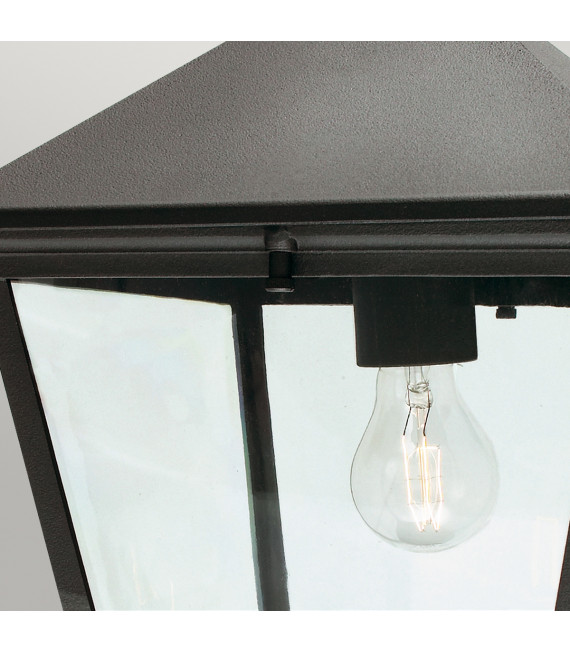 Lanterne suspendue de jardin Turin Grande Noir 55 Cm