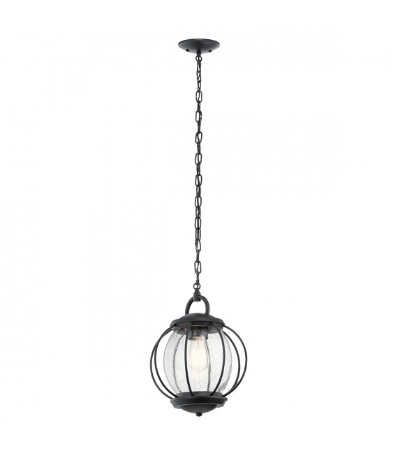 Lanterne suspendue de jardin Vandalia Noir texturé 39