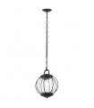 Lanterne suspendue de jardin Vandalia Noir texturé 39