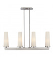 Chandelier Linear Chelsea Loft Nickel brossé 52,1 Cm