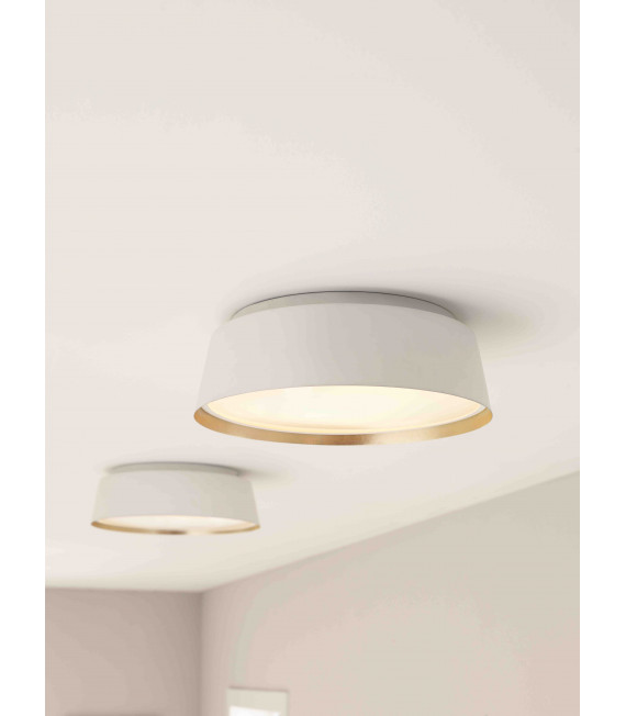 Plafonnier Asher Blanc mat 11,9 Cm
