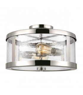Plafonnier Harrow Nickel poli 25