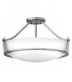 Plafonnier Hathaway Nickel antique 12