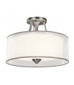 Plafonnier Lacey Étain antique 27