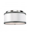 Plafonnier Pave Nickel poli 17