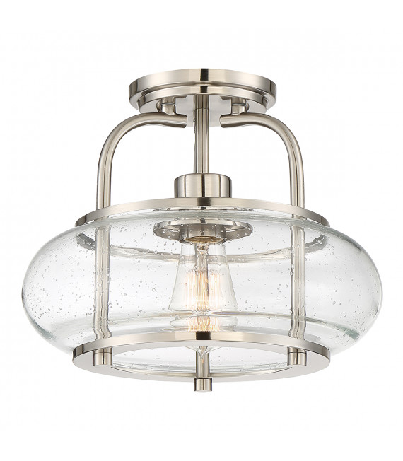 Plafonnier Trilogy Nickel brossé 24