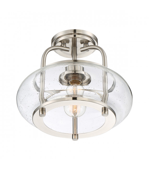 Plafonnier Trilogy Nickel brossé 24,8 Cm