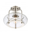 Plafonnier Trilogy Nickel brossé 24,8 Cm