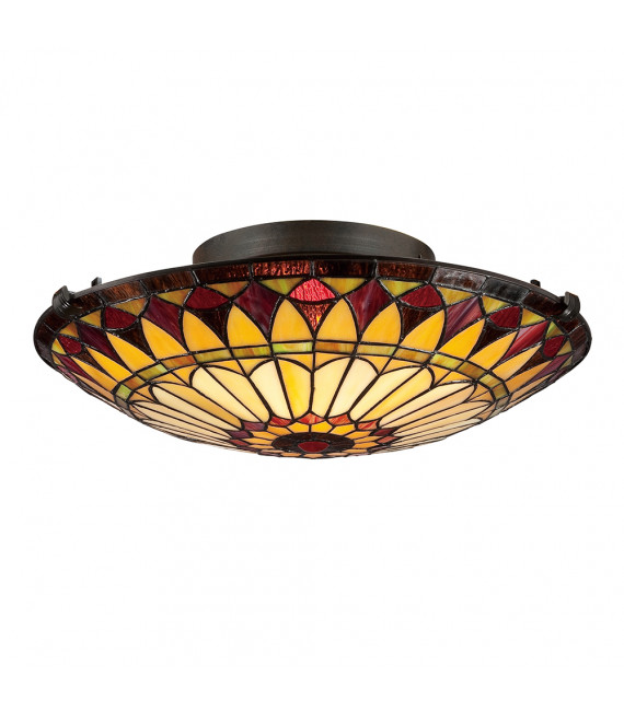 Plafonnier West End Bronze vintage 14
