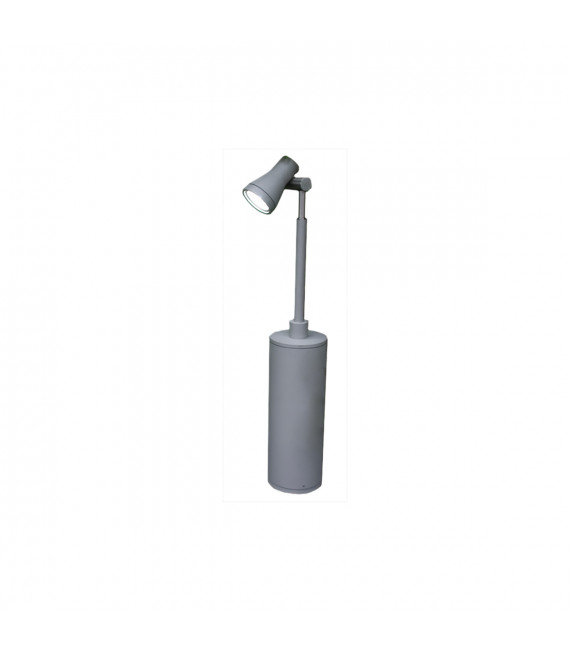 Spot de jardin Beta Argent mat 65 Cm