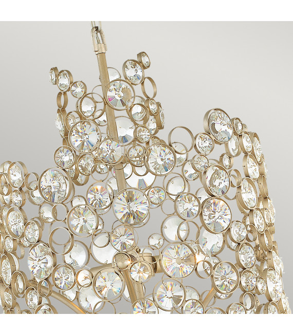 Suspension Anya Feuille d'argent 80,3 Cm