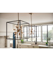 Suspension Aros Laiton noir et chaud