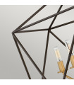 Suspension Astrid Bronze mat métallique 87,7 Cm