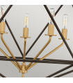 Suspension Astrid Bronze mat métallique 87,7 Cm