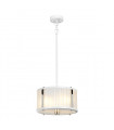 Suspension Corona Nickel peint en satin blanc / poli 17