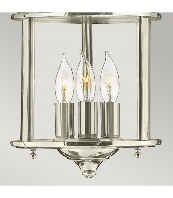 Suspension Gentry Nickel poli 32,1 Cm