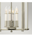 Suspension Gentry Nickel poli 49,4 Cm